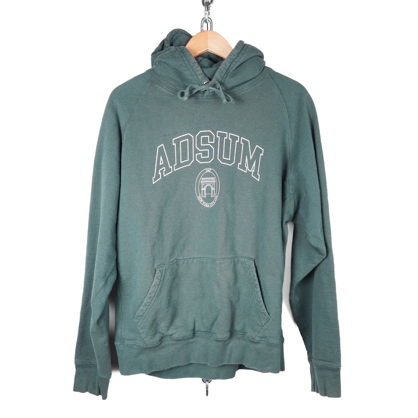 Adsum Green Heavyweight Hoodie - Size L