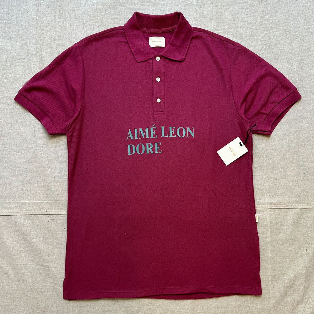 Amiè Leon Dore Maroon Polo