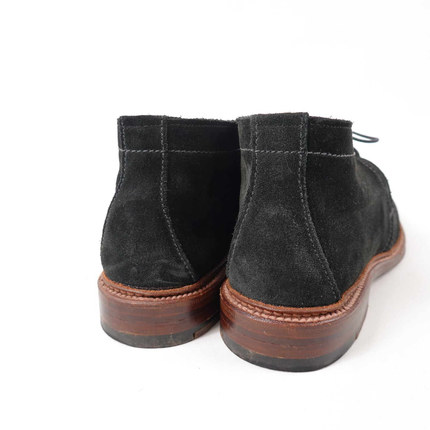 Alden 1497 Unlined Chukka Boot Black Suede - Size 10