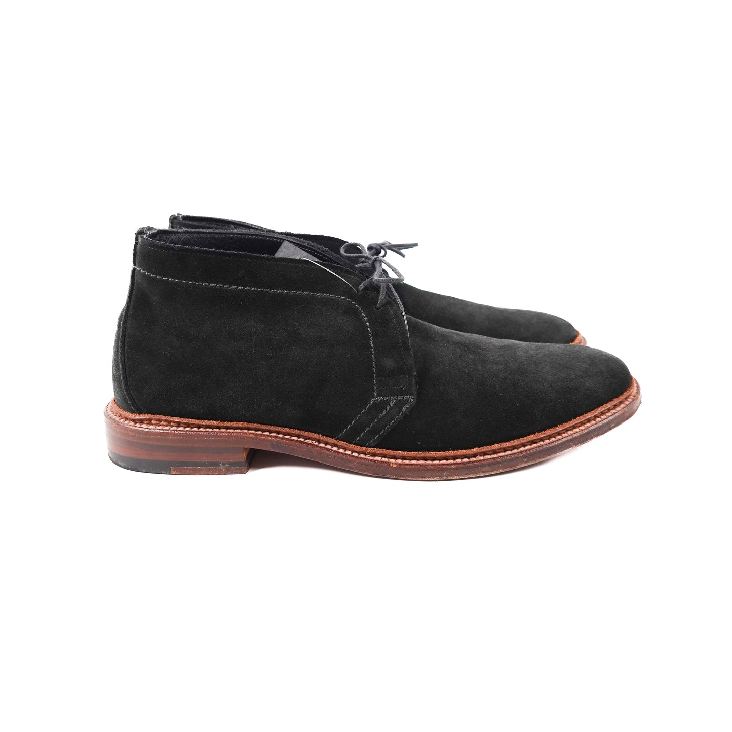 Alden 1497 Unlined Chukka Boot Black Suede - Size 10
