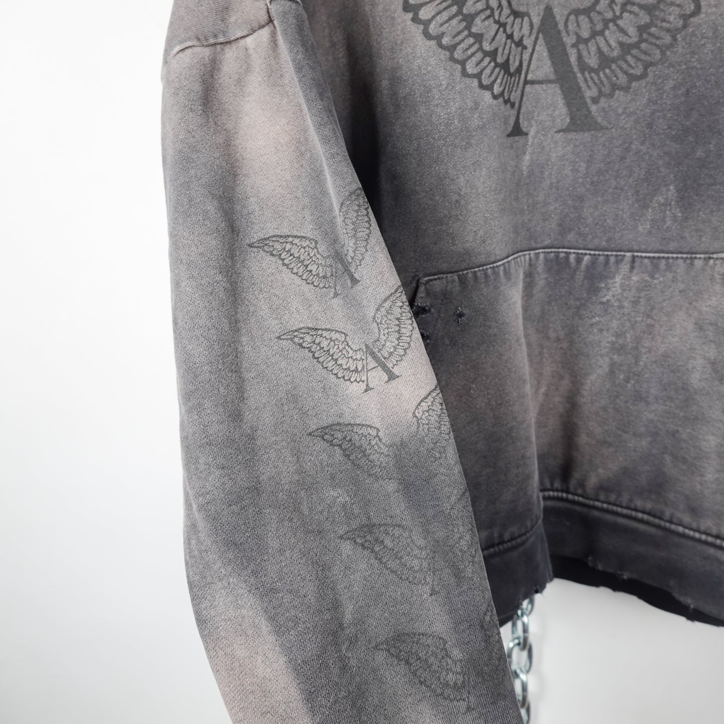 Alexander Digenova Distressed Hoody - Size 2