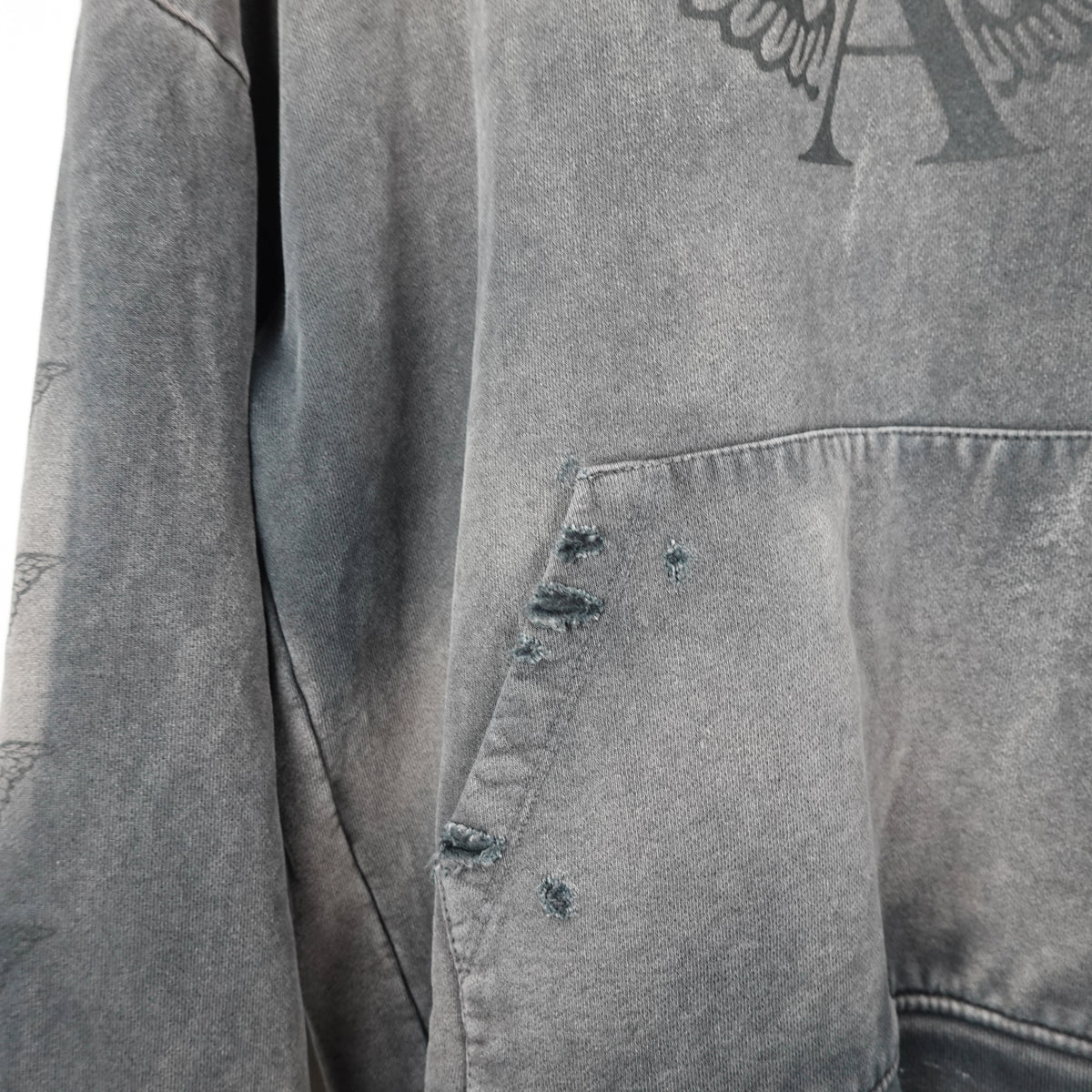Alexander Digenova Distressed Hoody - Size 2