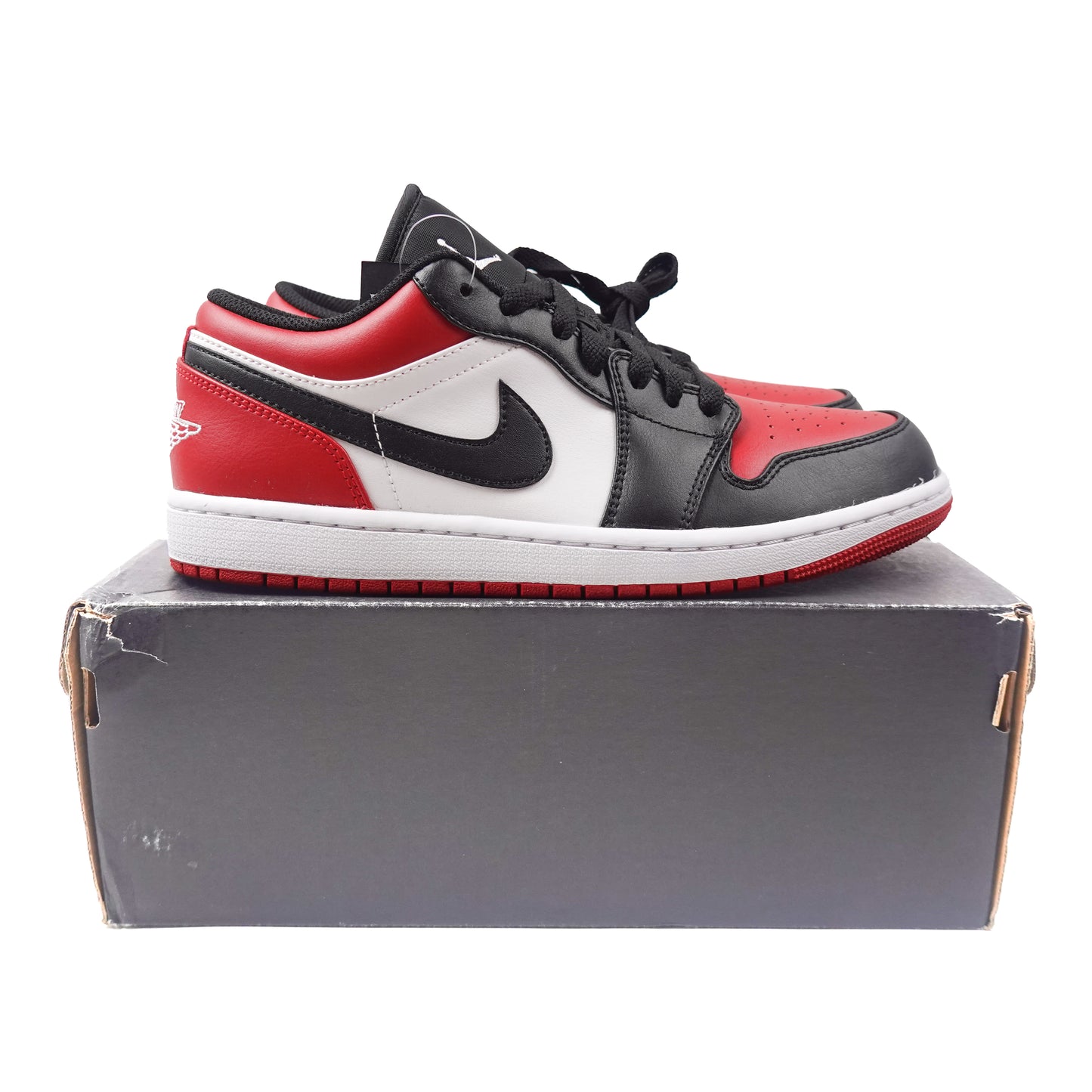 Jordan 1 Low Bred Toe - Size 8