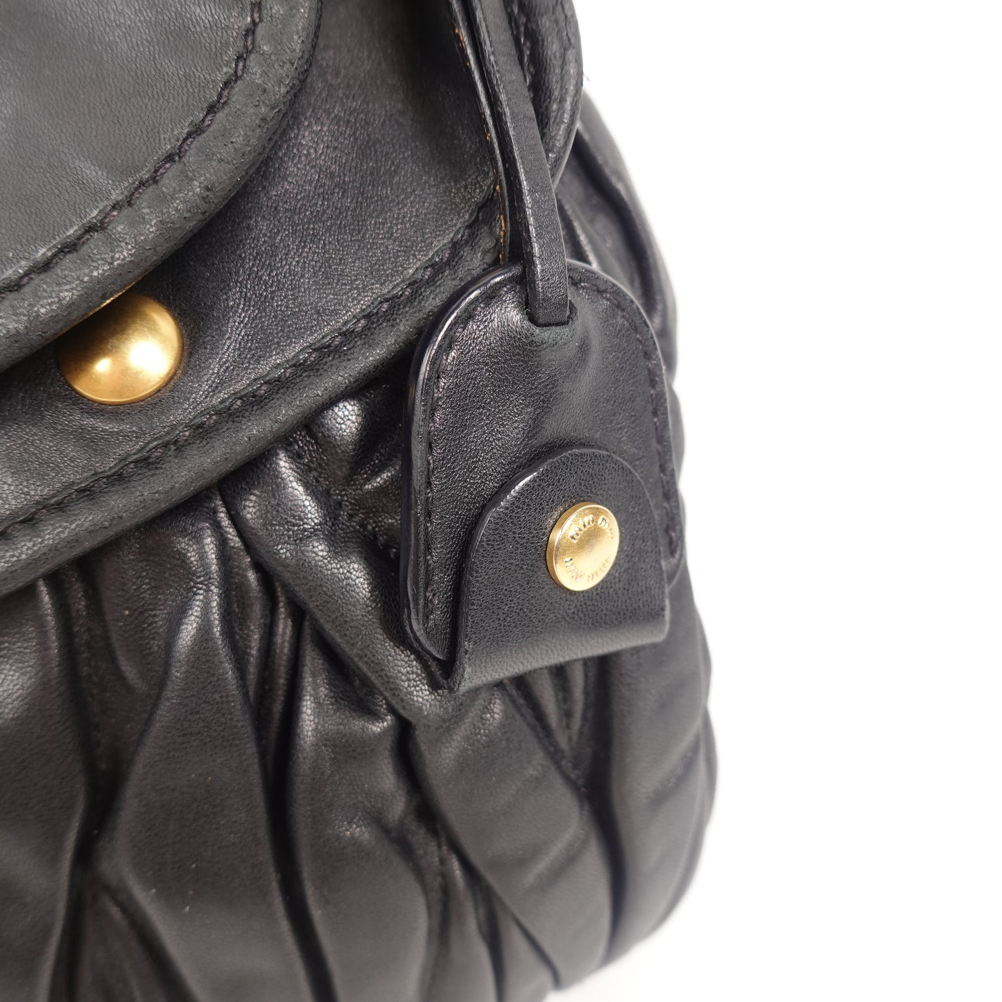 Miu Miu Coffer Matelasse Hobo