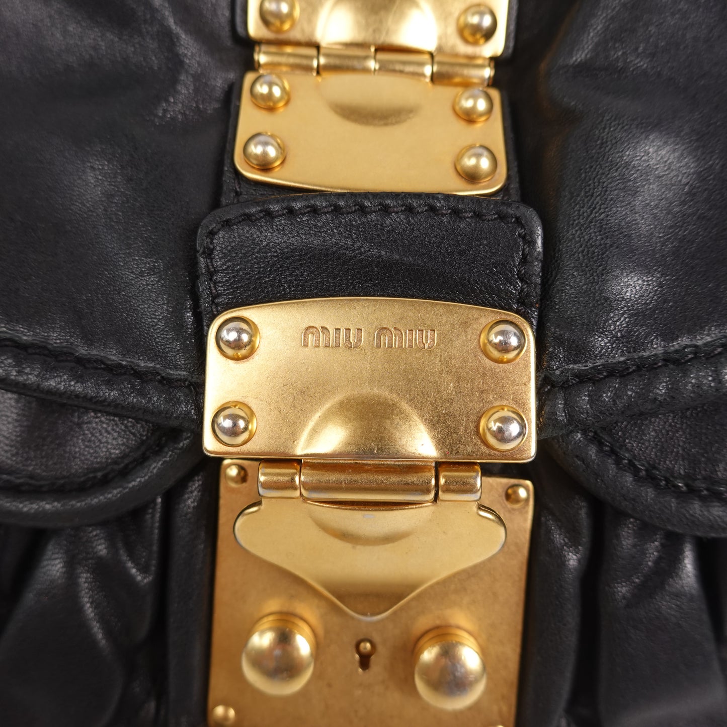 Miu Miu Coffer Matelasse Hobo