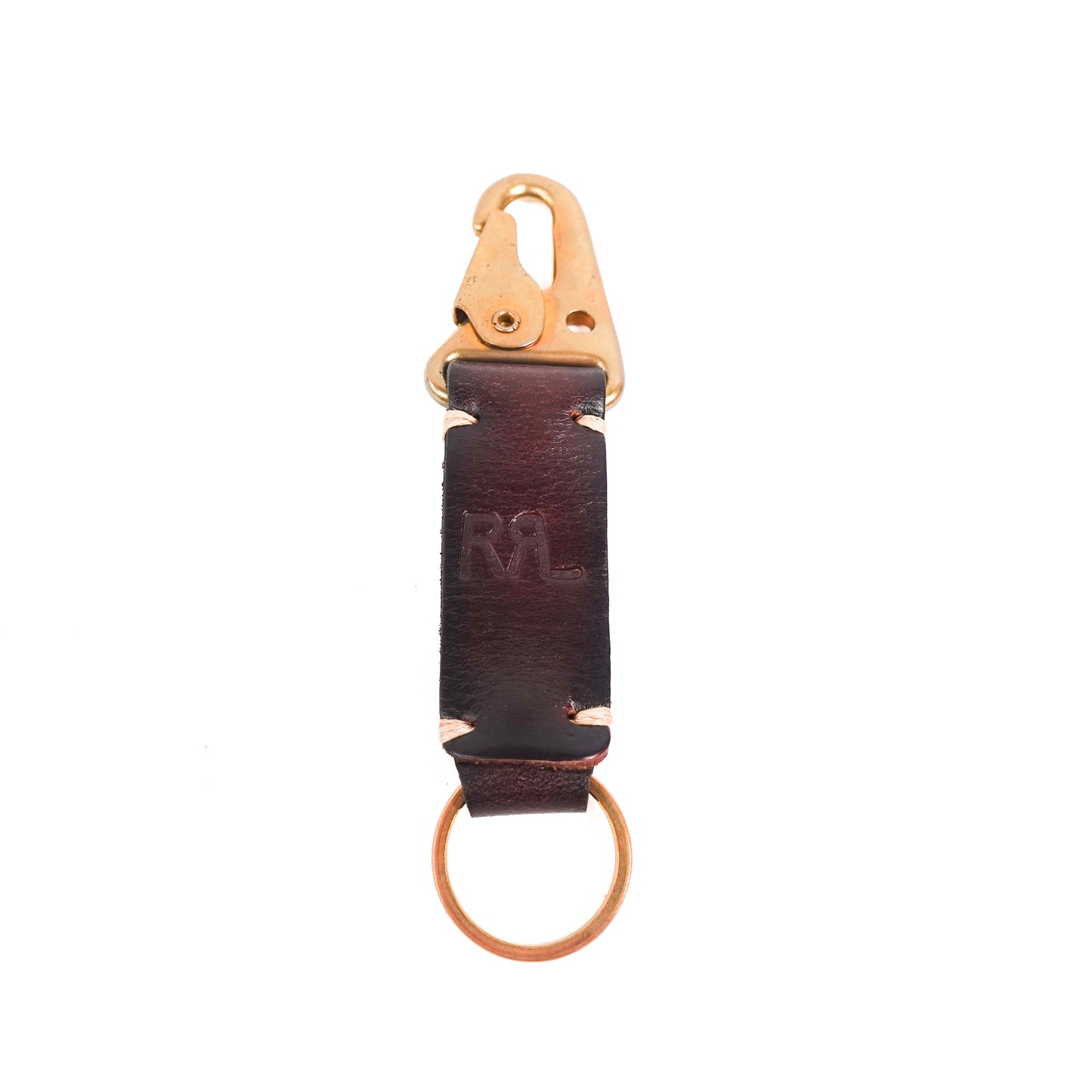 RRL Leather Carabiner Keychain