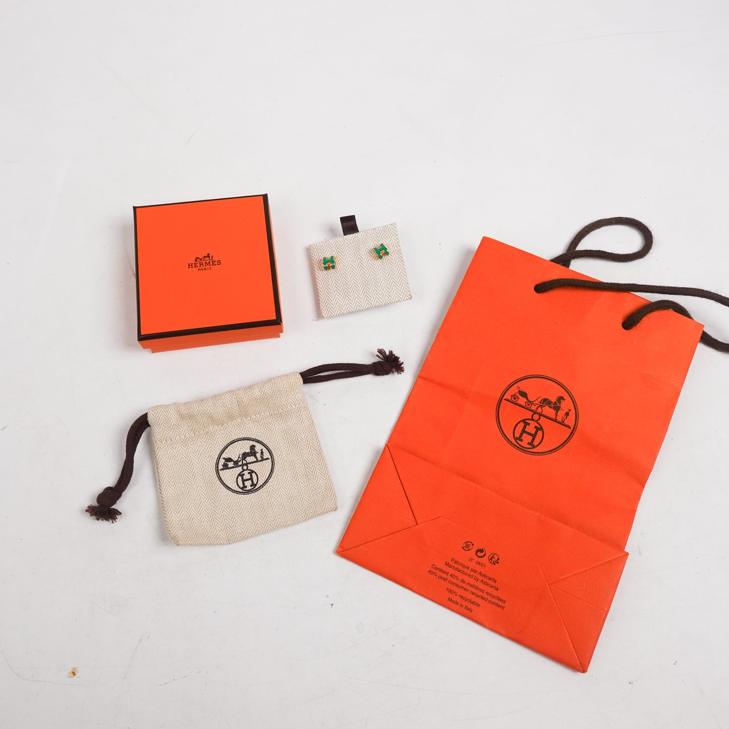 Hermes Mini Pop H Earrings