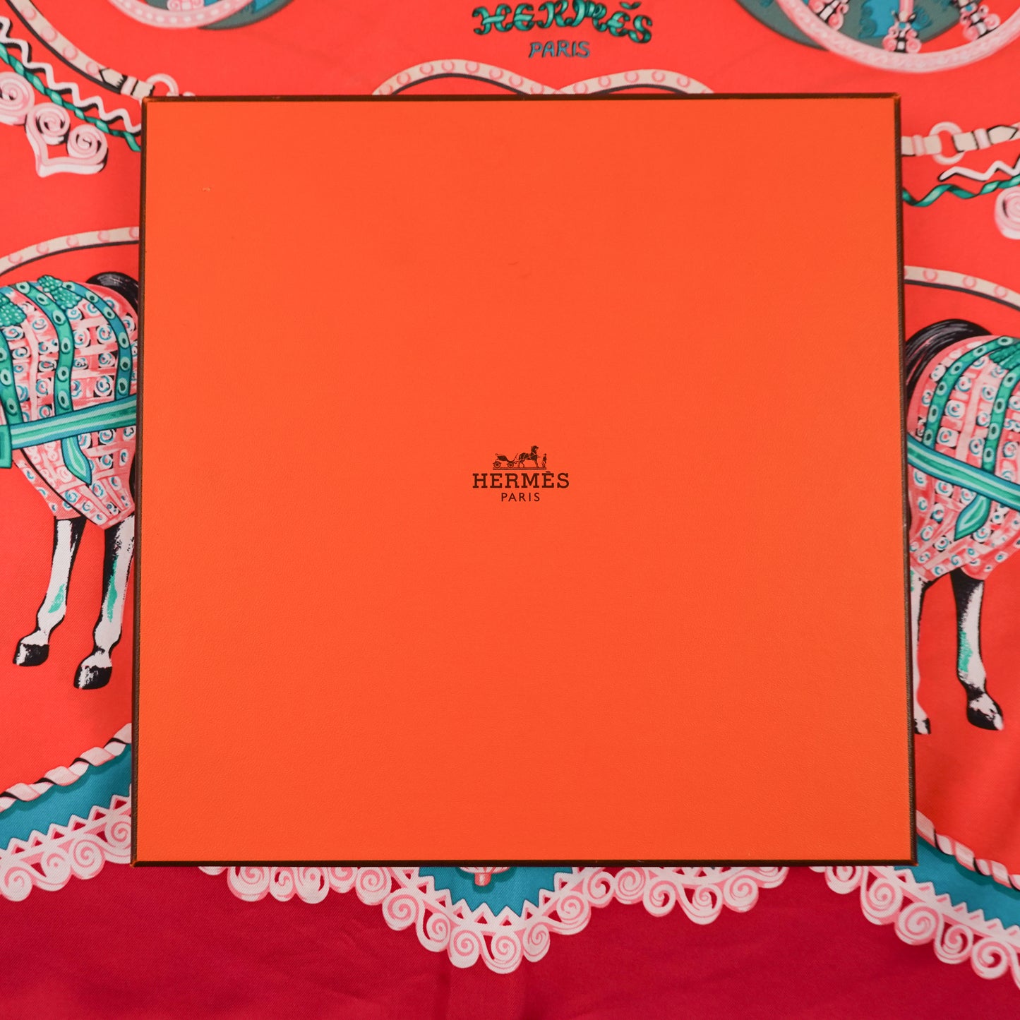 Hermes Silk Scarf
