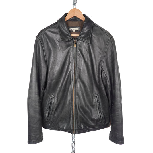 Vintage Lamb Leather Jacket- Size M