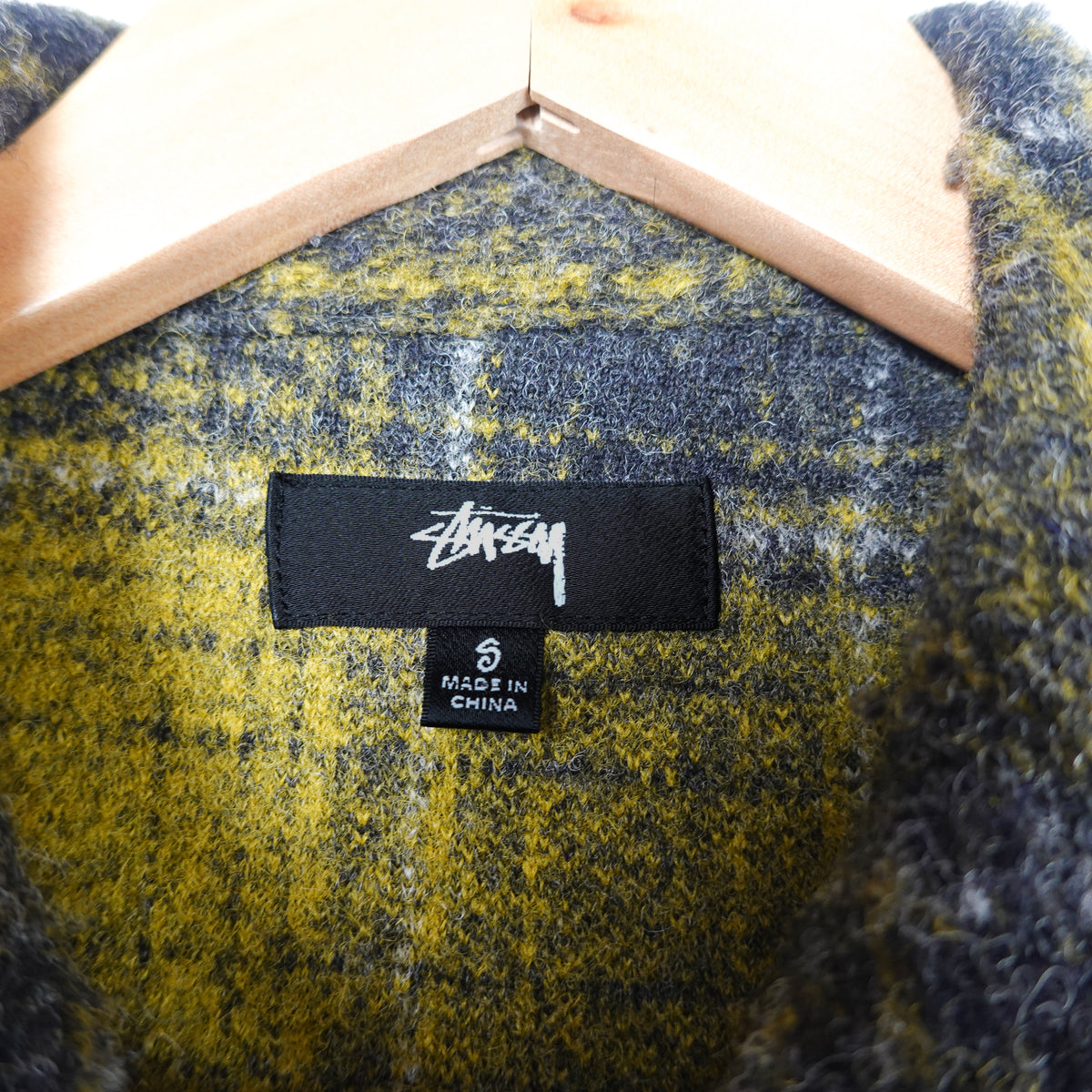 Stussy Plaid Wool Jacket - Size S