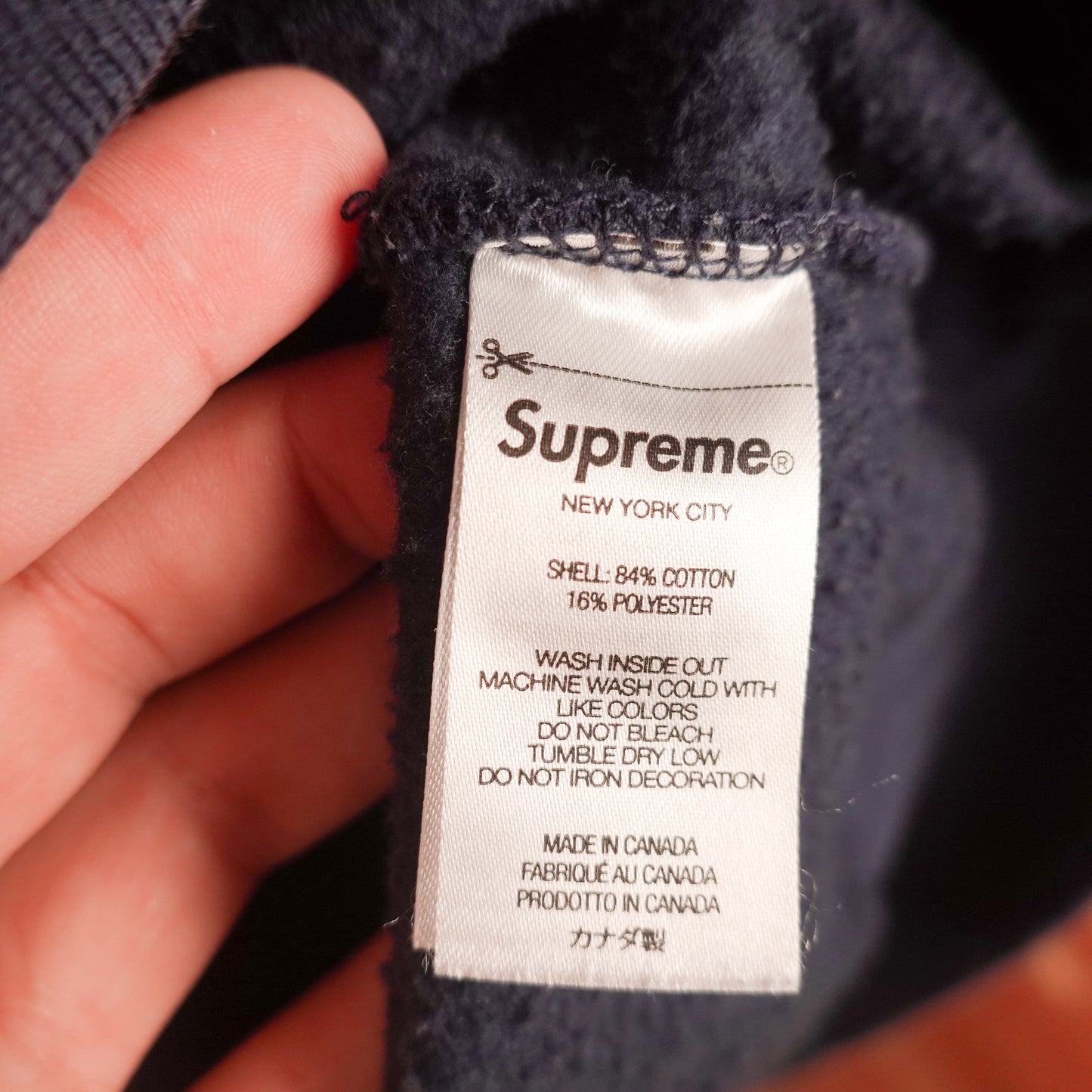 FW22 Supreme Tag Hoodie - Size XL