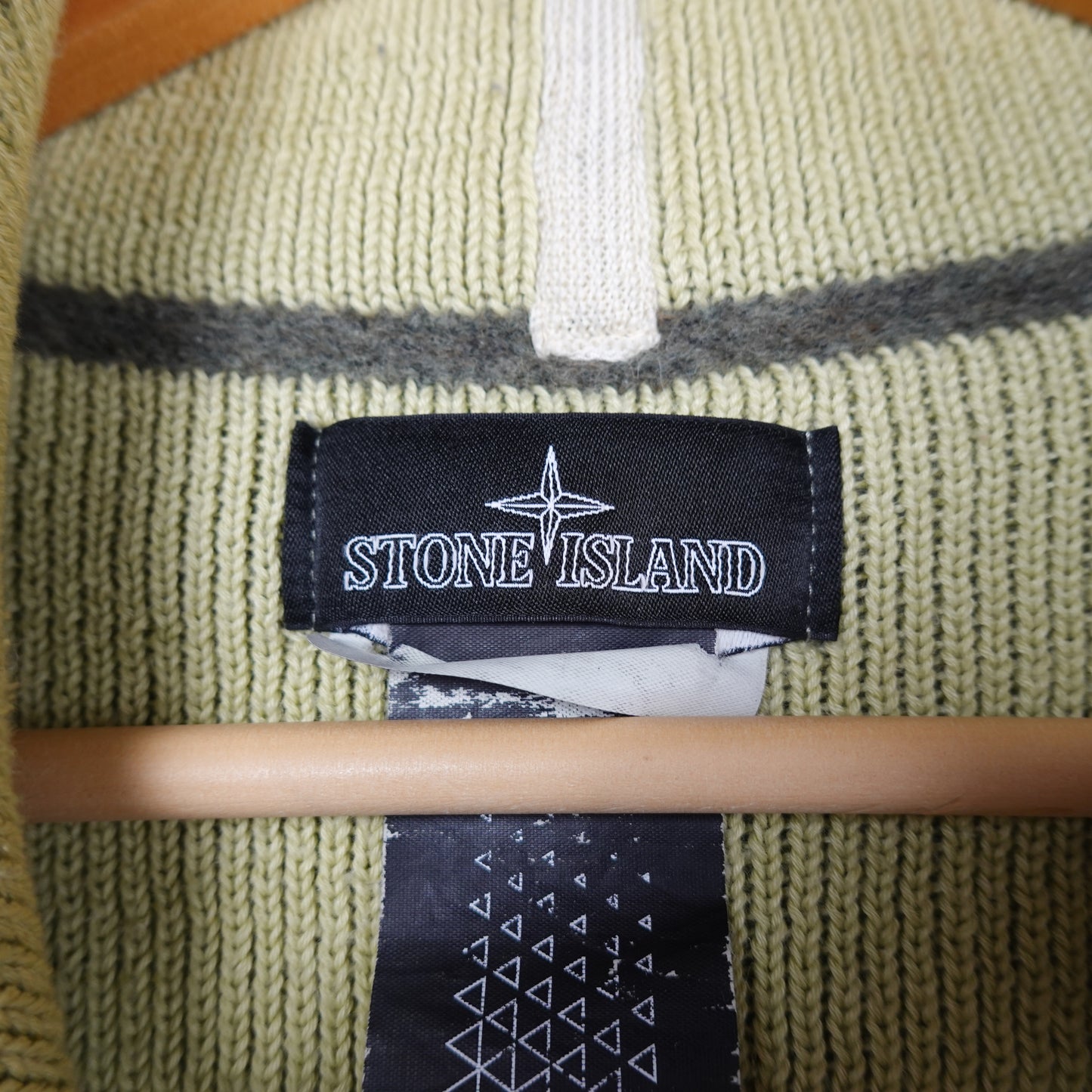 AW21 Stone Island Shadow Project Mohair Knit 1/4 Zip - Size L