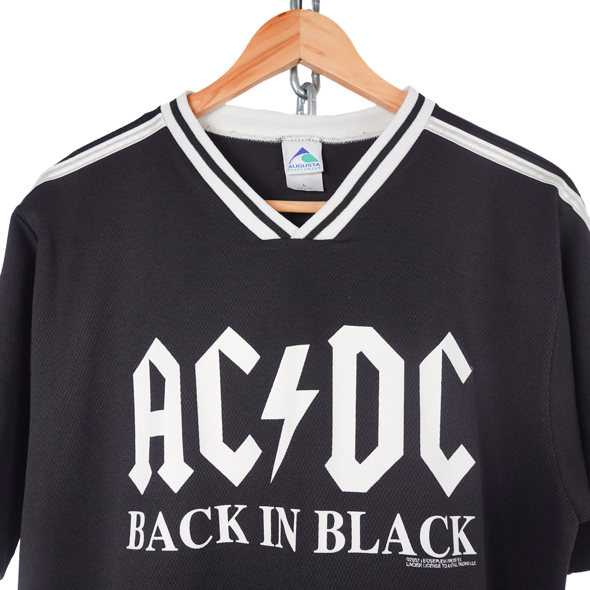 2002 ACDC Back In Black Jersey - Size L
