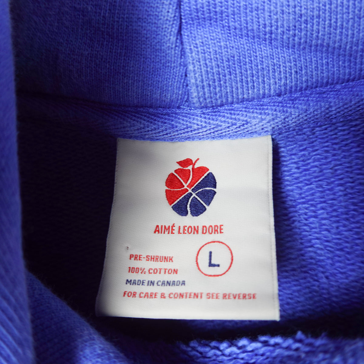 Aimé Leon Dore Blue Hoodie - Size L