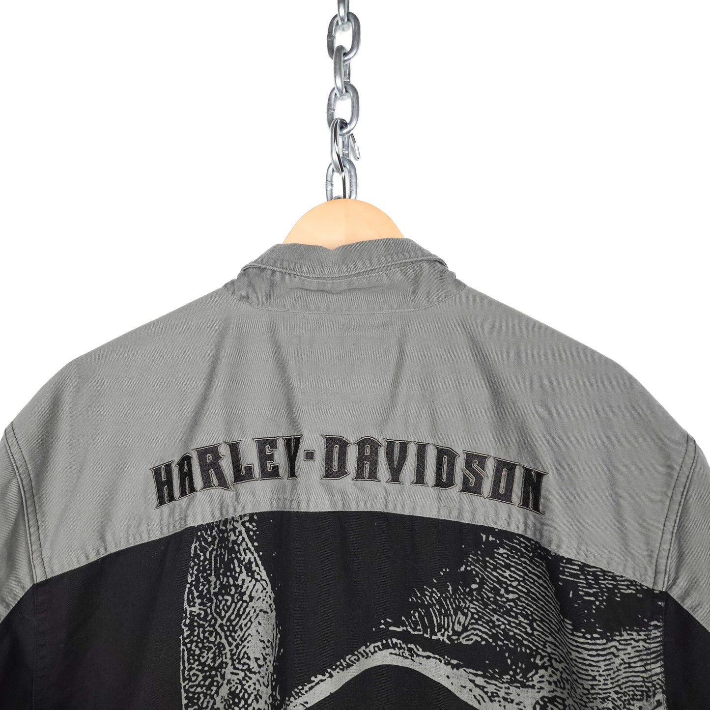 Harley Davidson Skull SS Button Up - Size XL