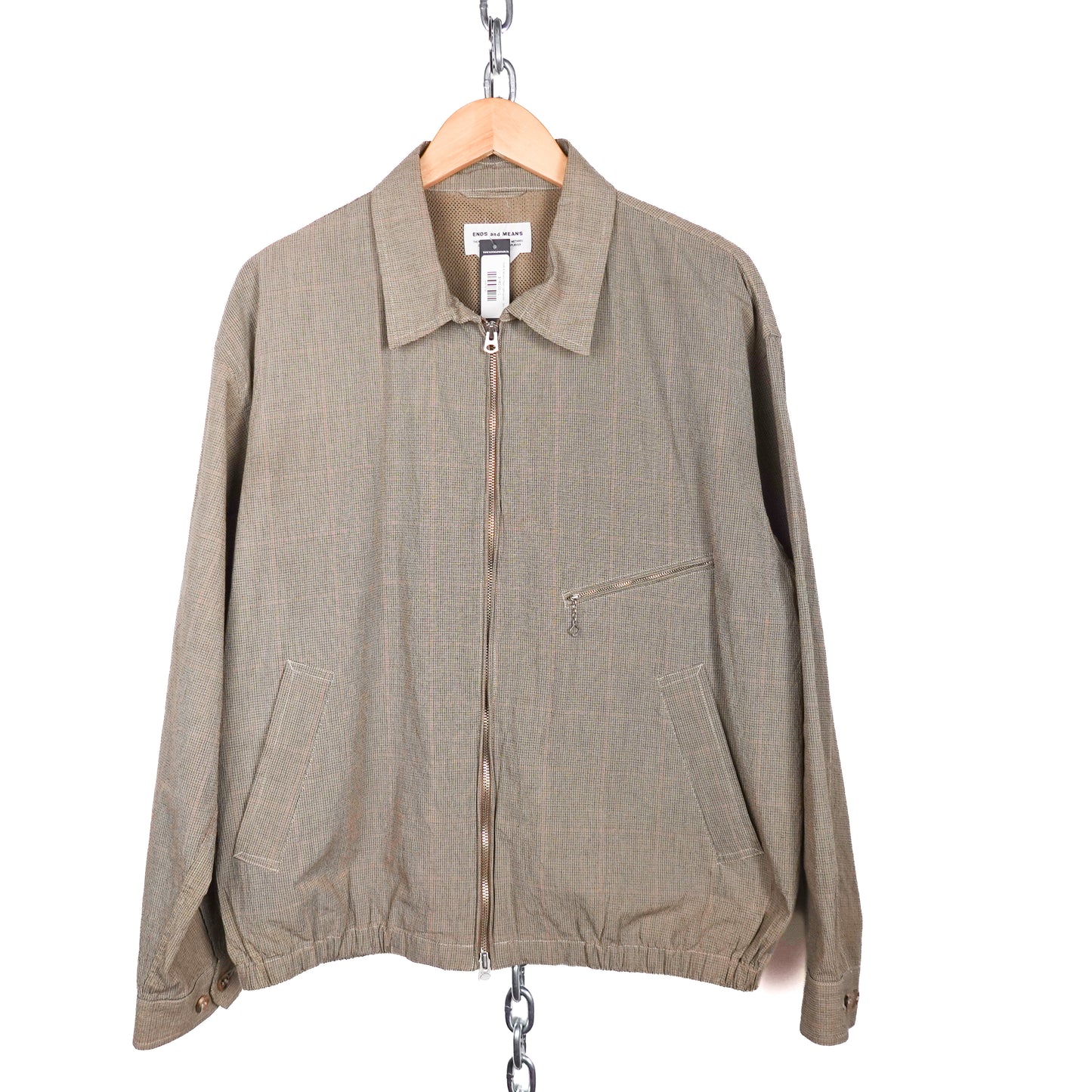Ends & Means Plaid Light Jacket - Size L