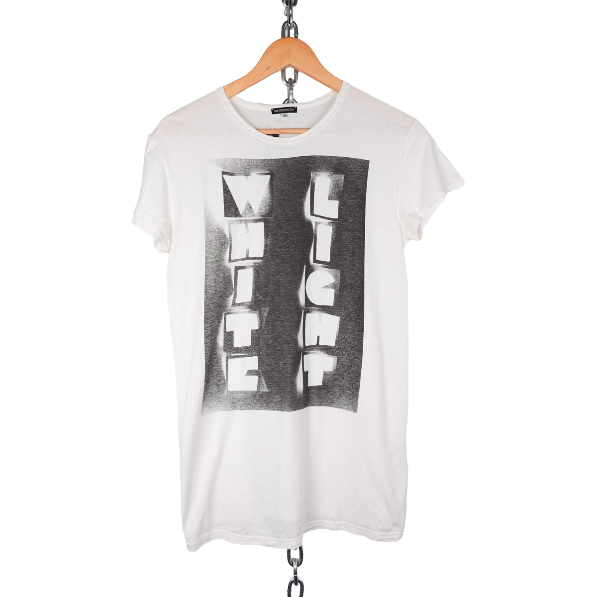 Ann Demeulemeester White Light Patti Smith Tee - Size XS