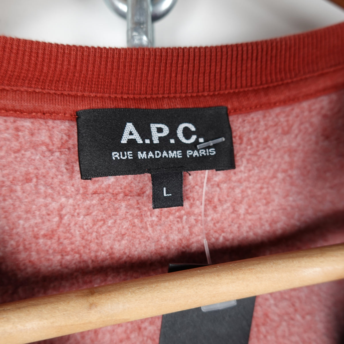 A.P.C. Varsity Red Crewneck - Size M