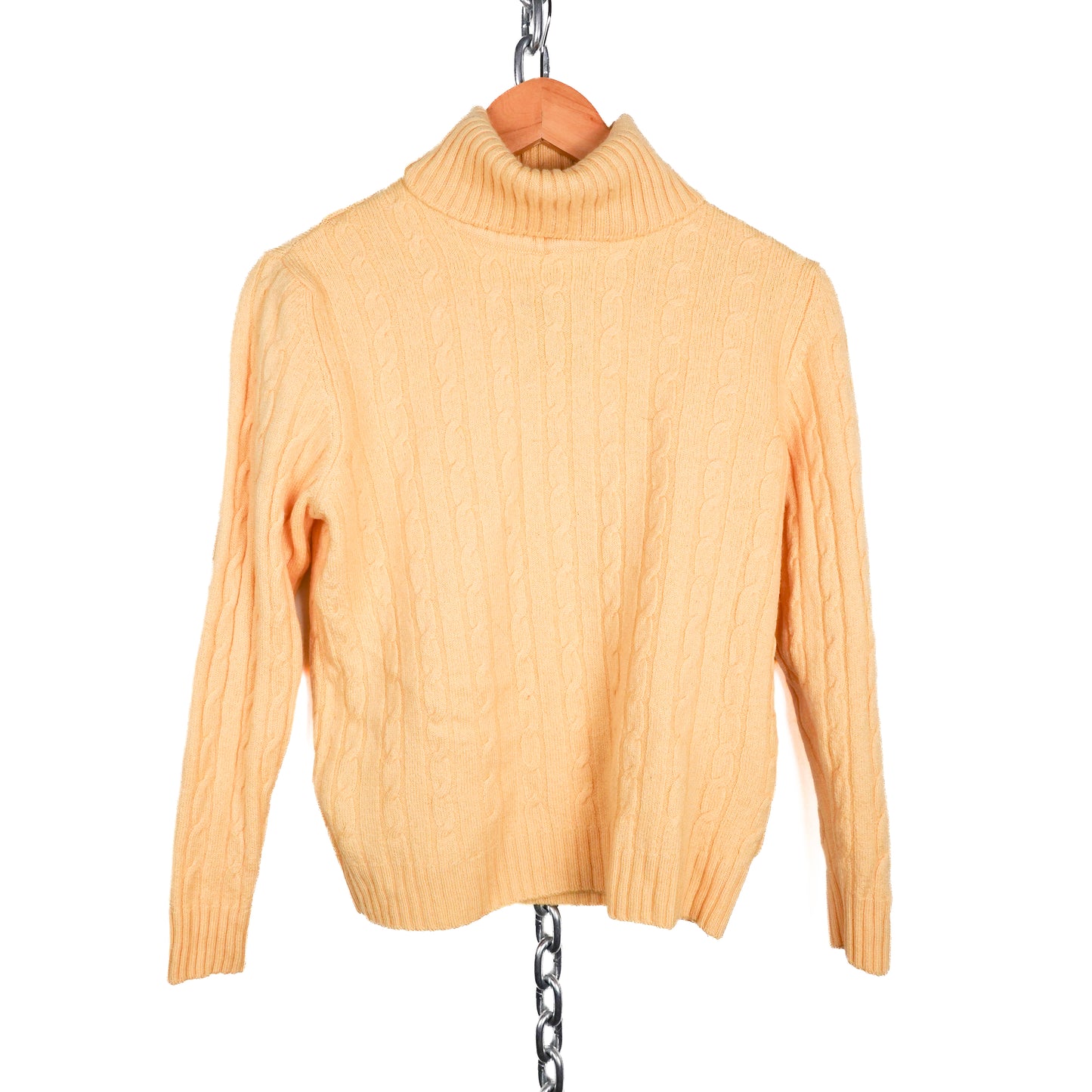 Aquascutum Yellow Wool Knit Turtle Neck - Size XS