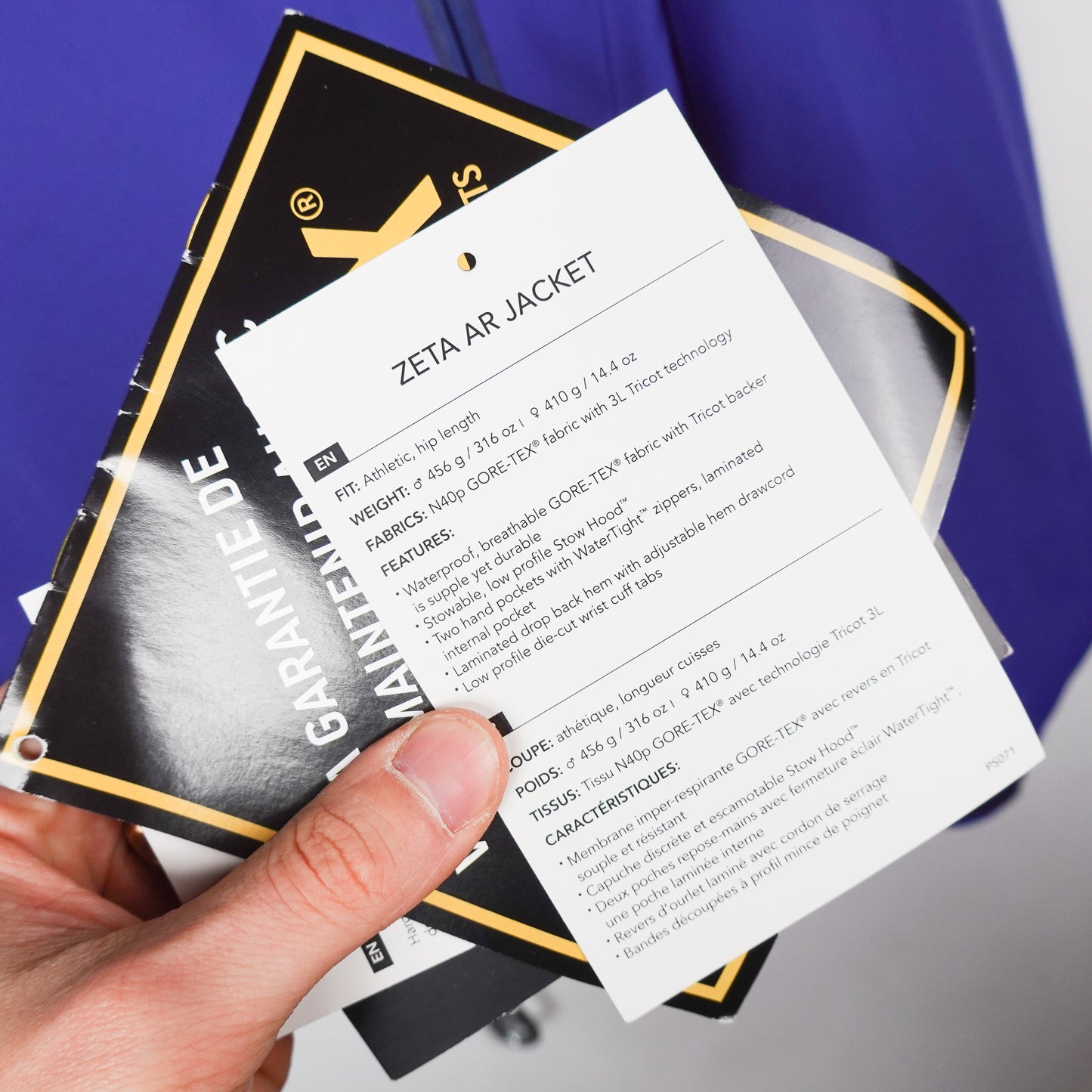 Arc'teryx Zeta AR Shell Jacket - Size XL