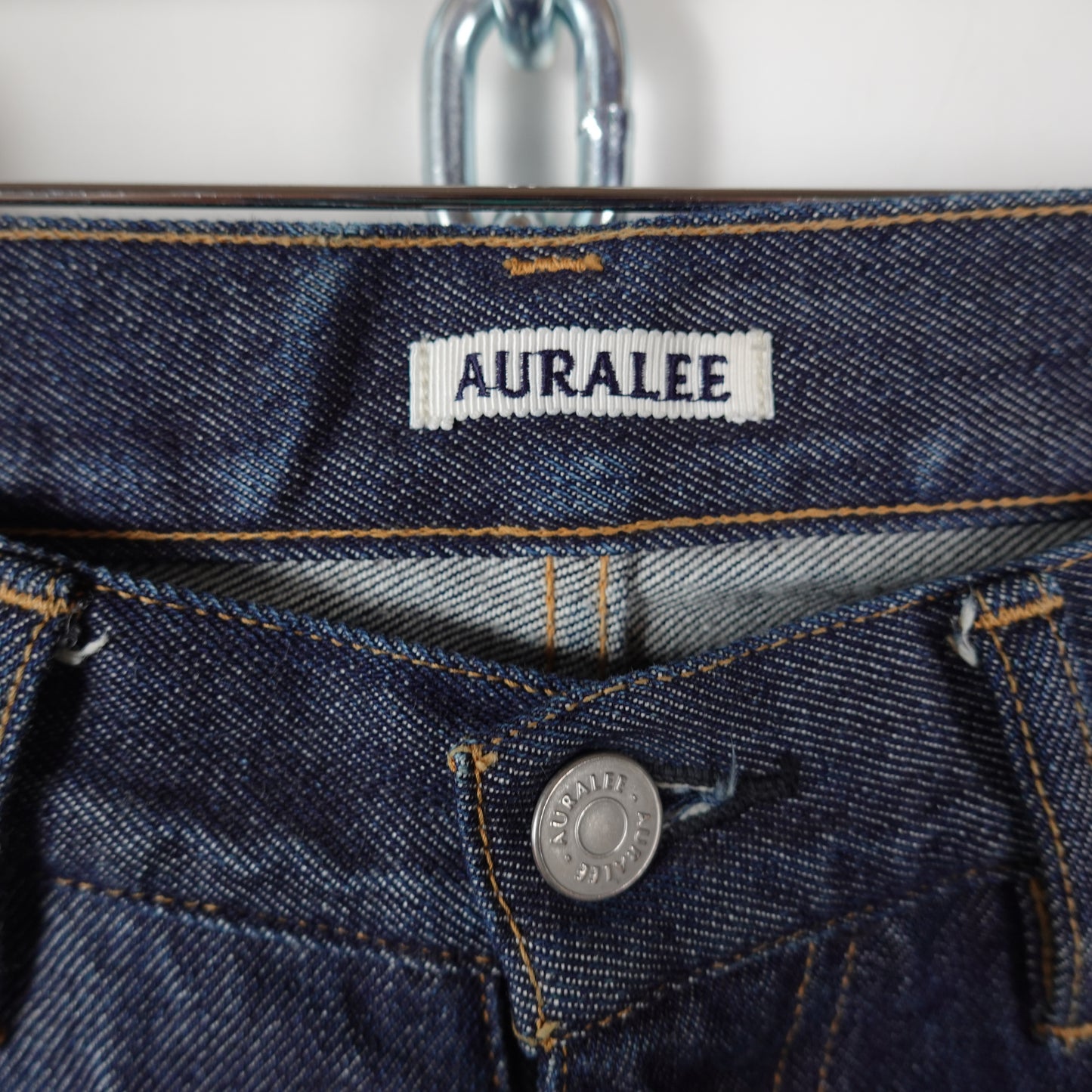 Auralee Selvedge Pants - Size 32 Logo Detail Photo