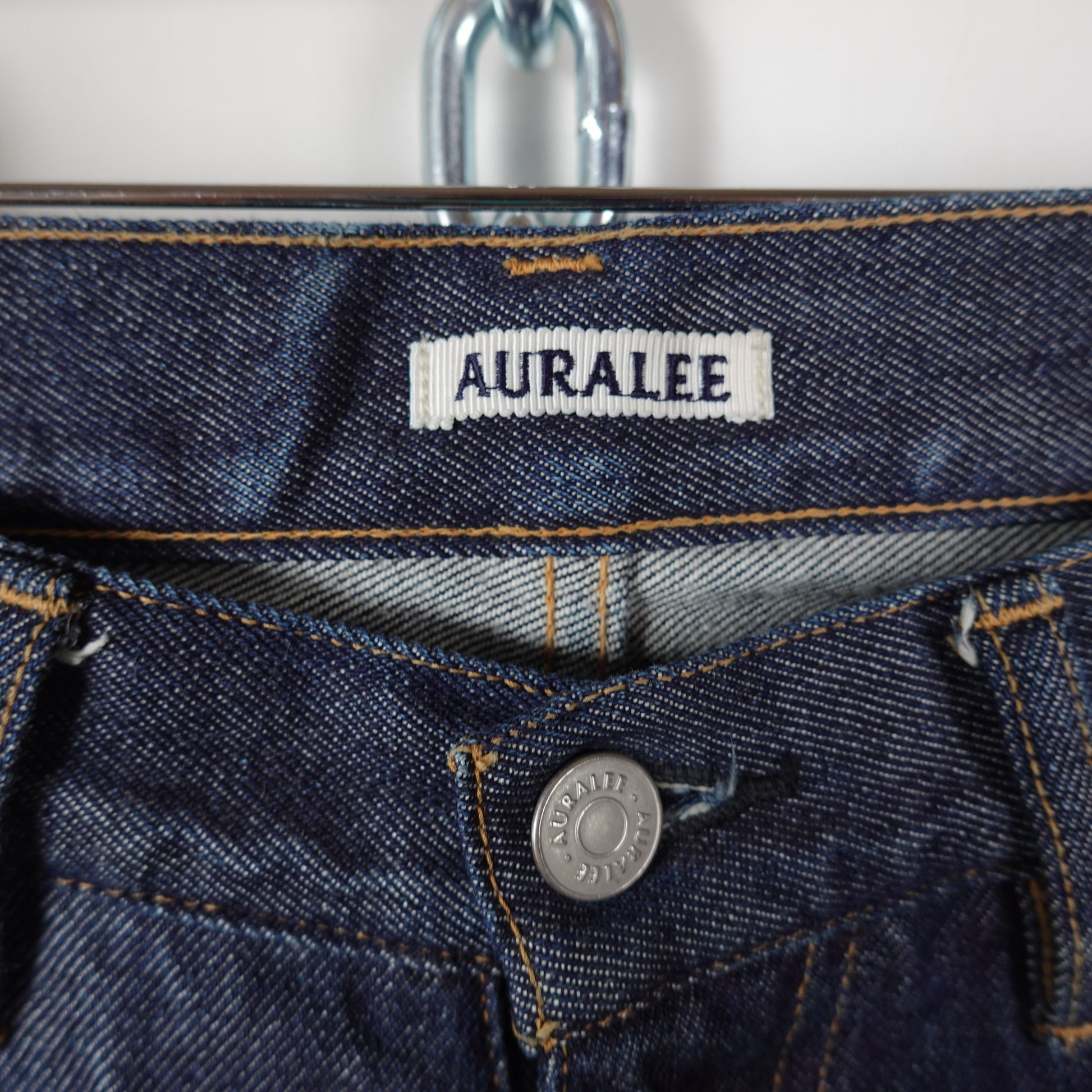 Auralee Selvedge Pants - Size 32 Logo Detail Photo