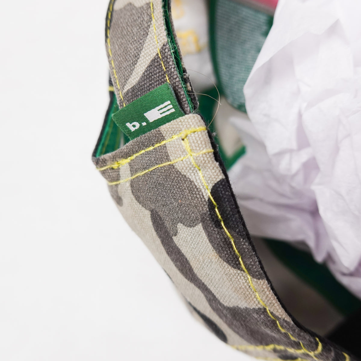 B.eautiful White Camo Hat