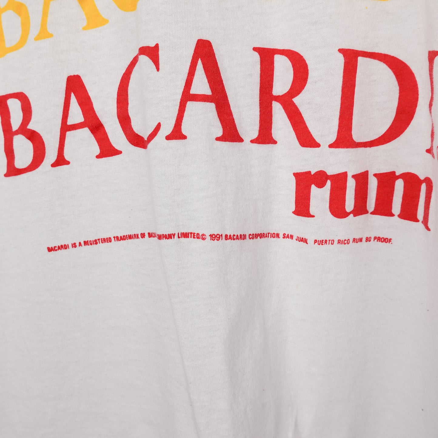 1991 Bacardi Rum Tee - Size S