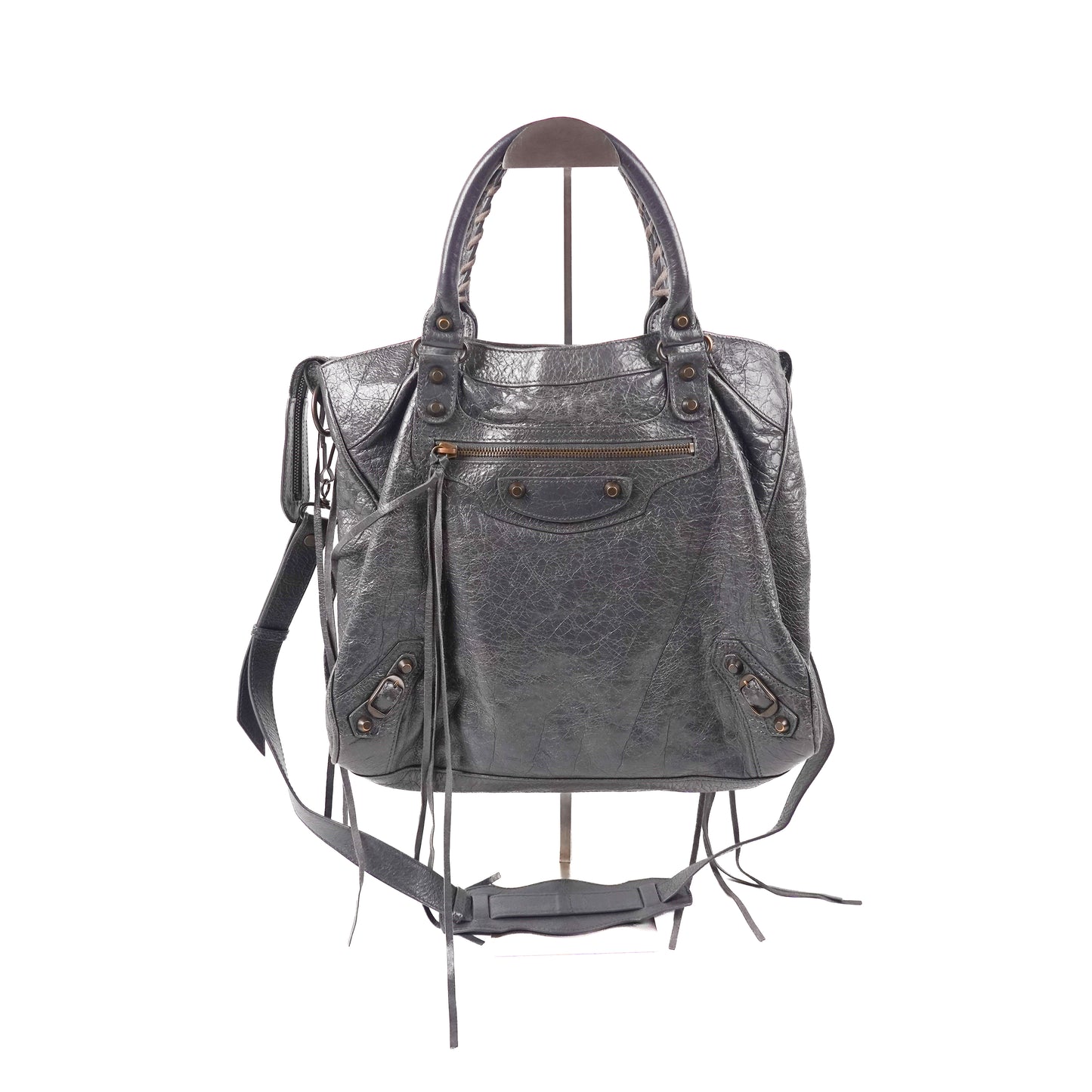 Balenciaga Classic City Bag – Grey Agneau Leather