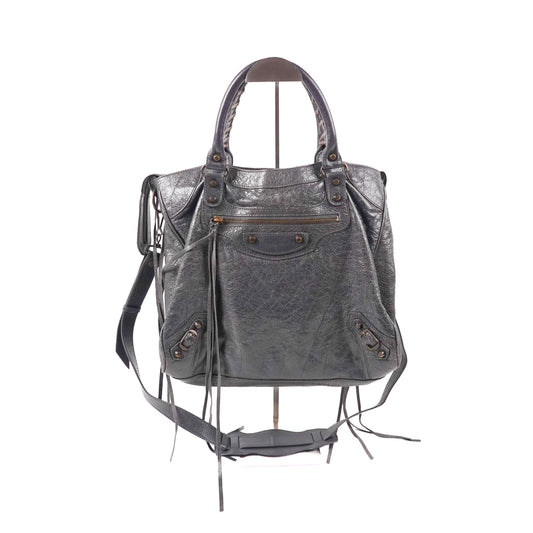 Balenciaga Classic City Bag – Grey Agneau Leather