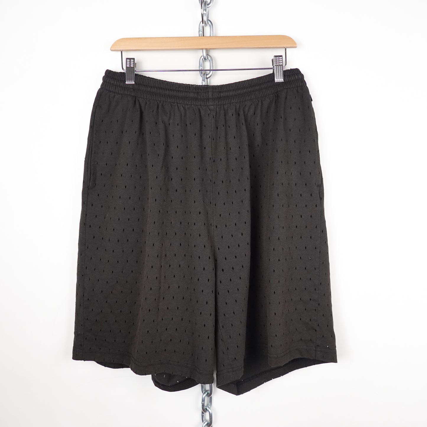 Balenciaga Perforated Shorts - Size S
