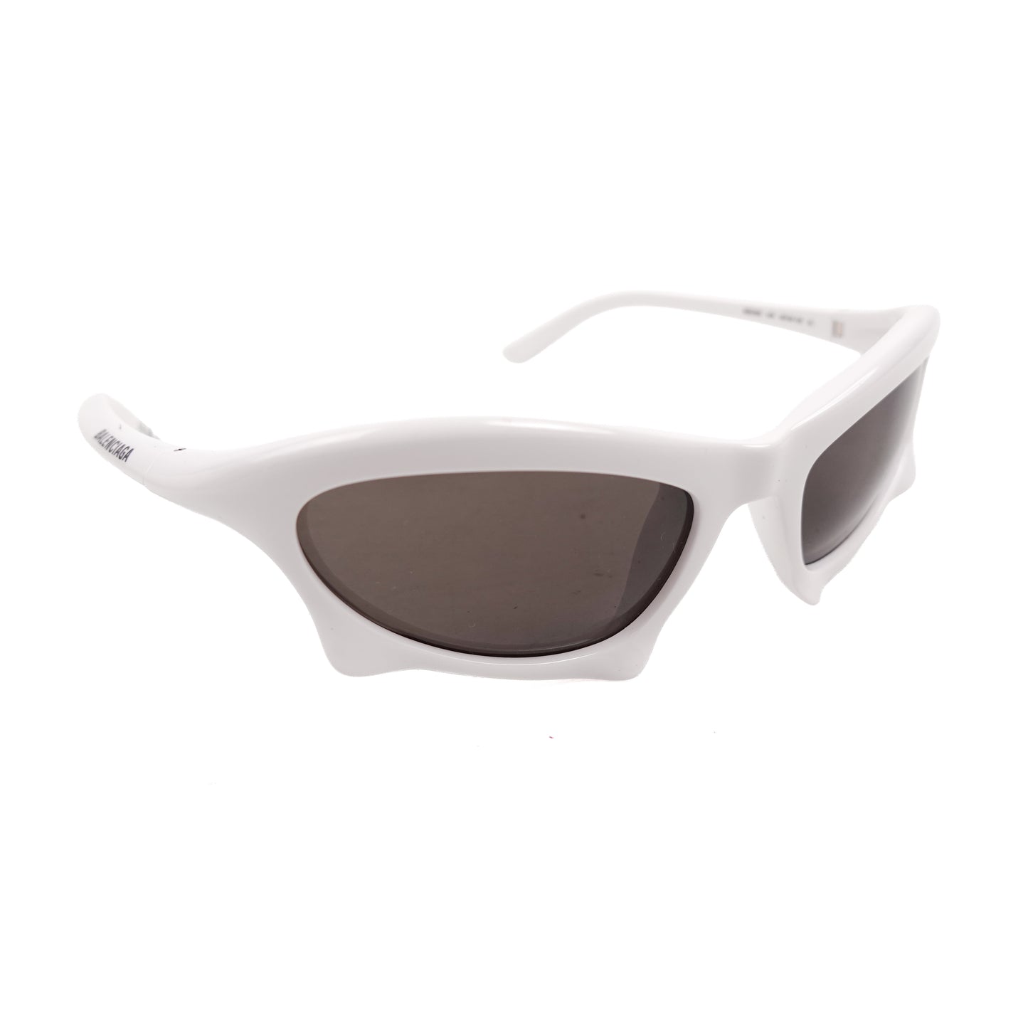Balenciaga White Bat Sunglasses