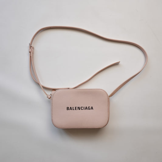 Balenciaga Cross Body Calfskin Leather Bag