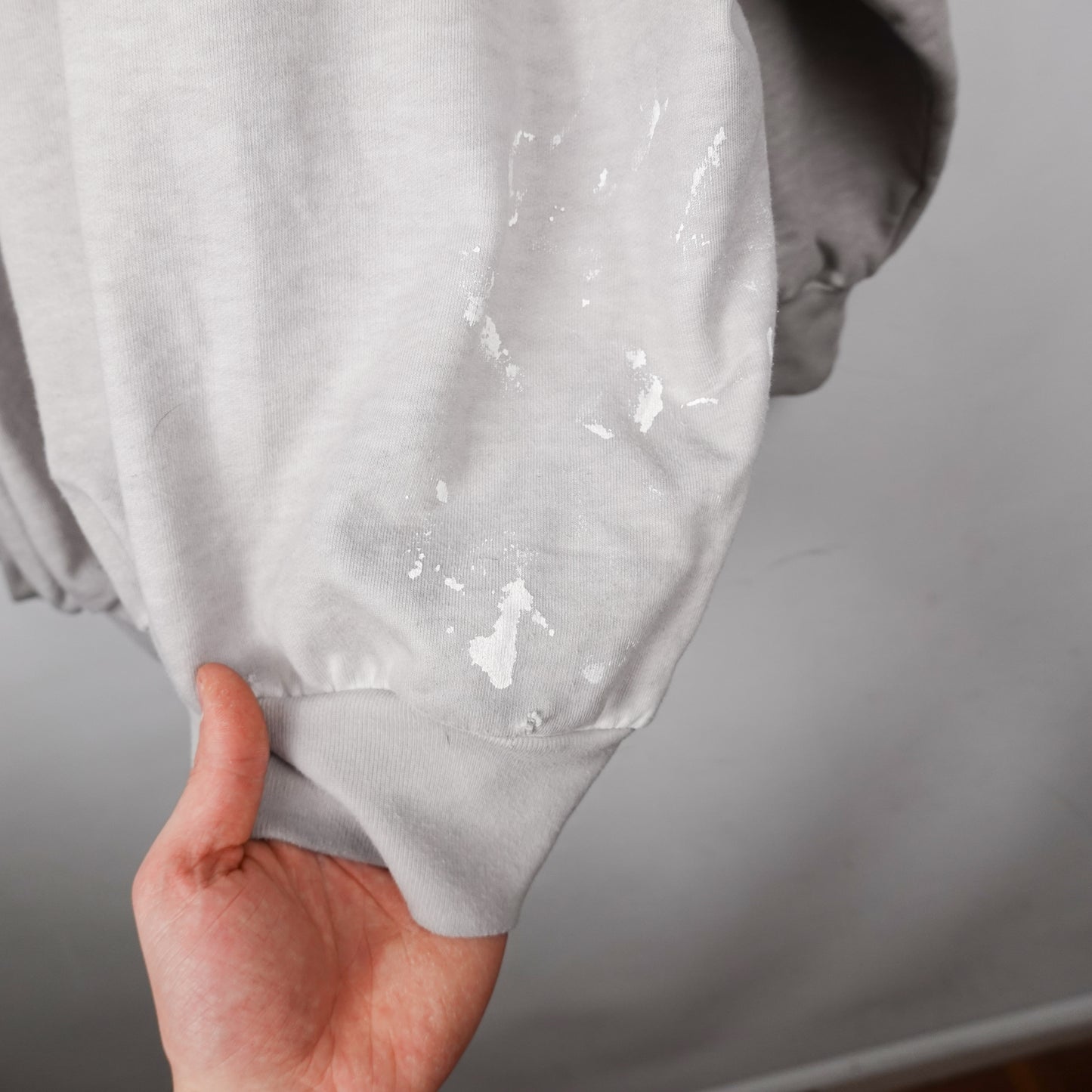 Balenciaga Metal Logo Distressed Oversized Hoodie - Size 1