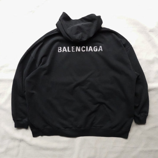 Balenciaga Bedazzled Oversized Hoodie - Size M