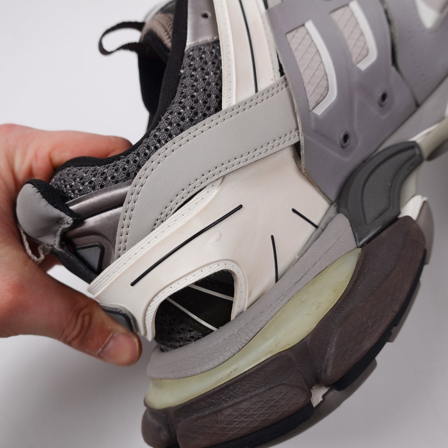 Balenciaga Track Grey/White - Size 12