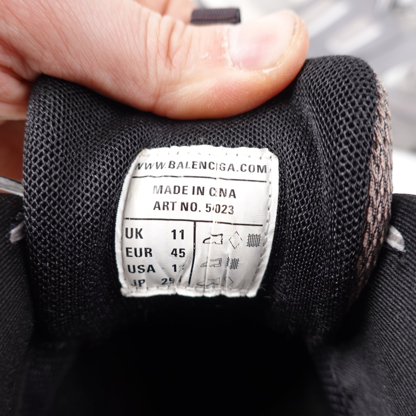 Balenciaga Track Grey/White - Size 12