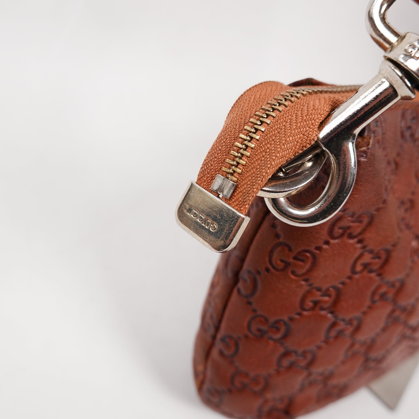 Gucci Y2K Bronze Sima Leather Side Bag