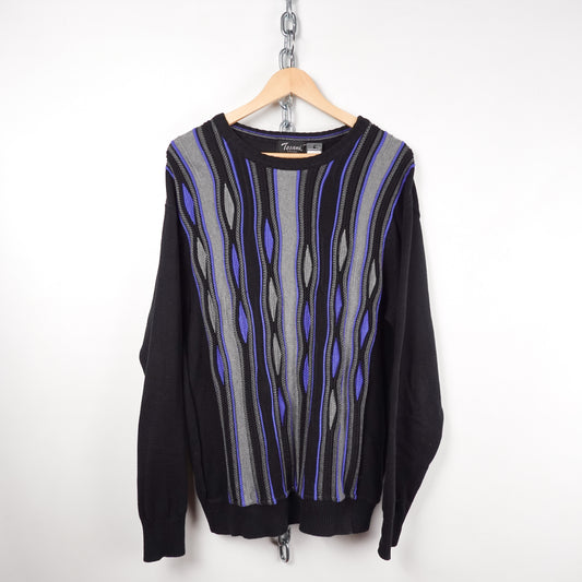 Vintage Tosani 3D Knit Sweater - Size L