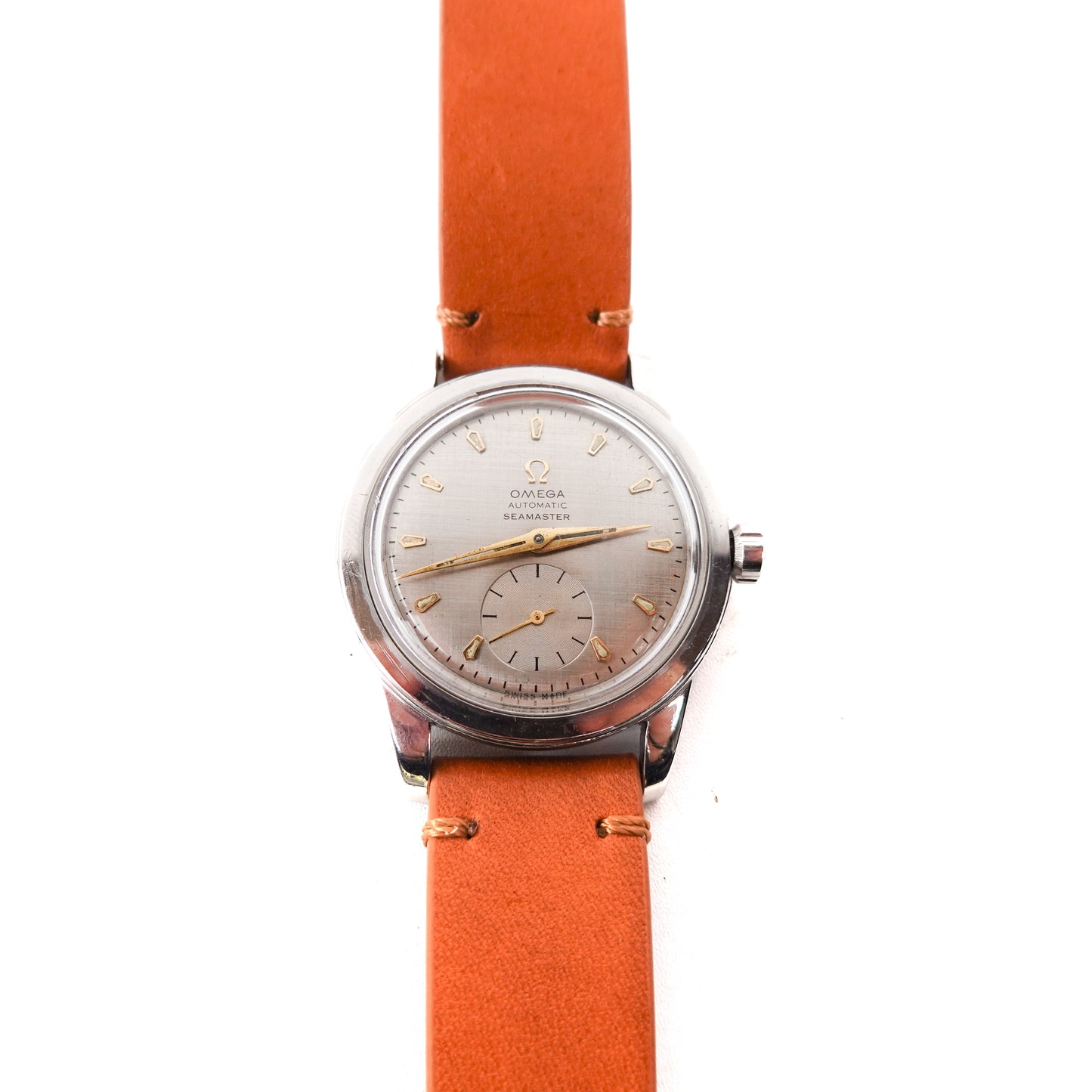 Omega Seamaster 2576-3C Linen Dial Automatic Watch