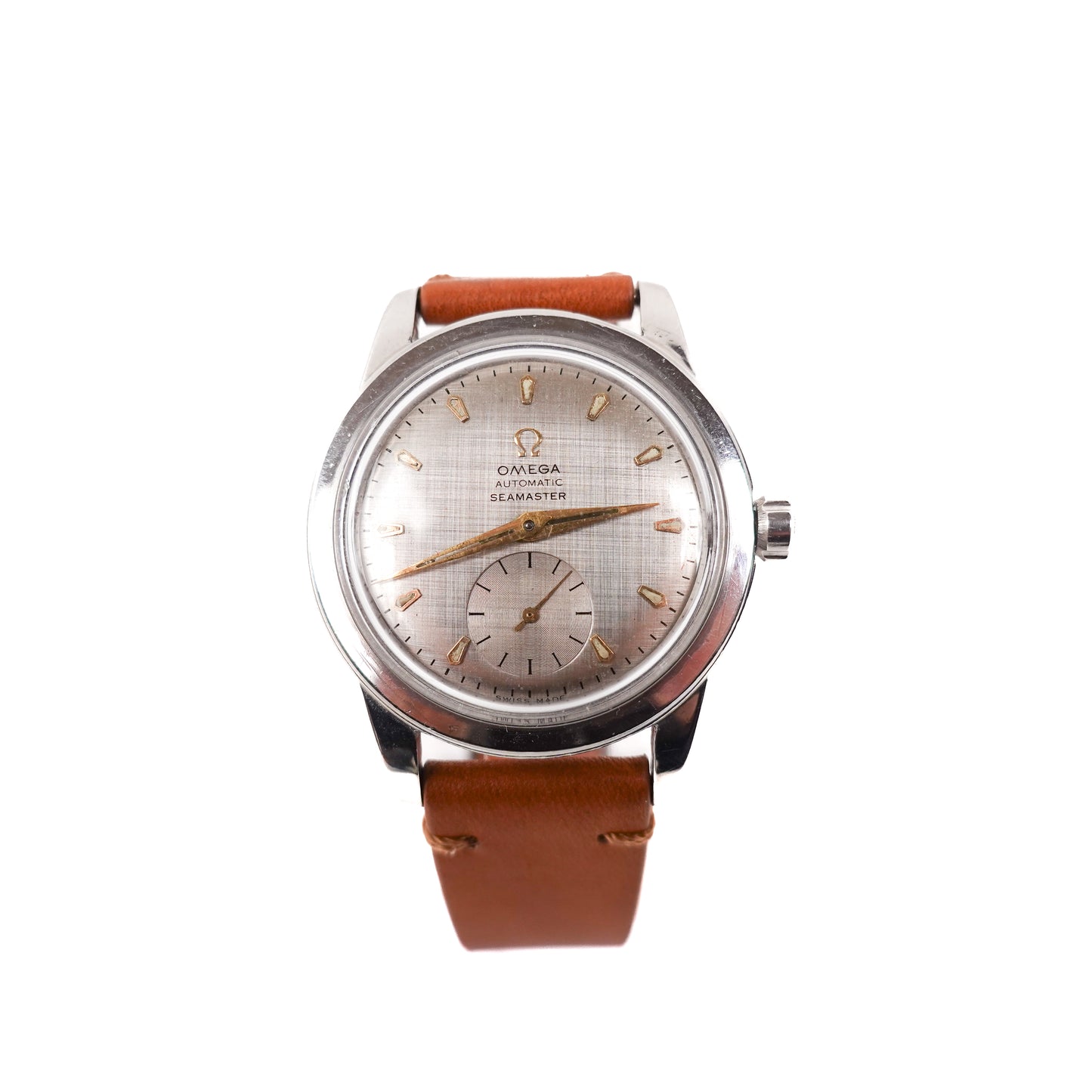 Omega Seamaster 2576-3C Linen Dial Automatic Watch
