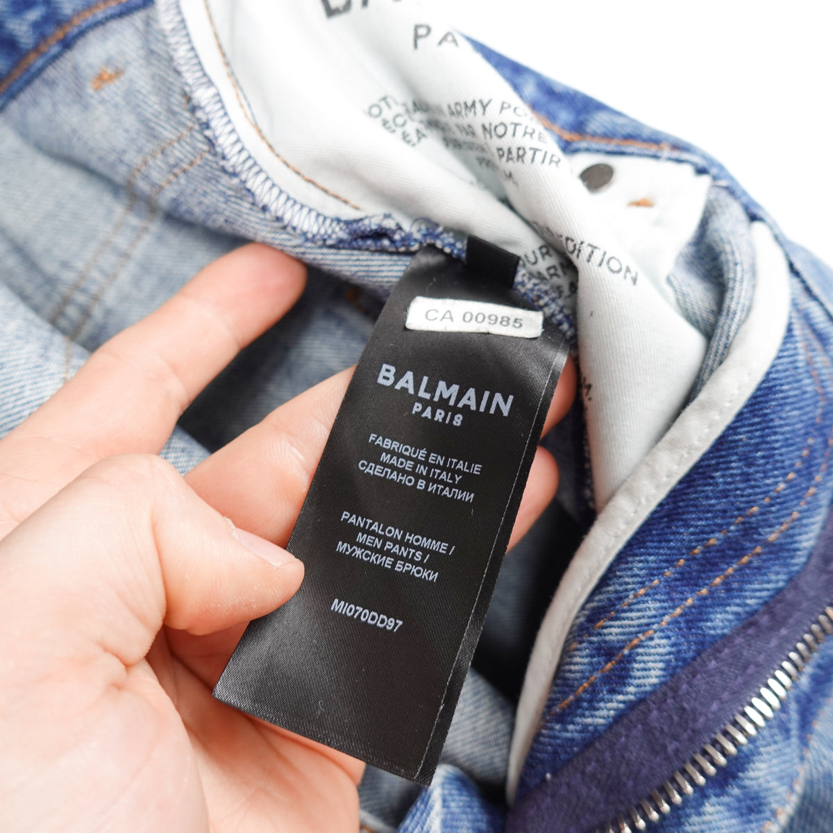 Balmain Denim Pant - Size 32
