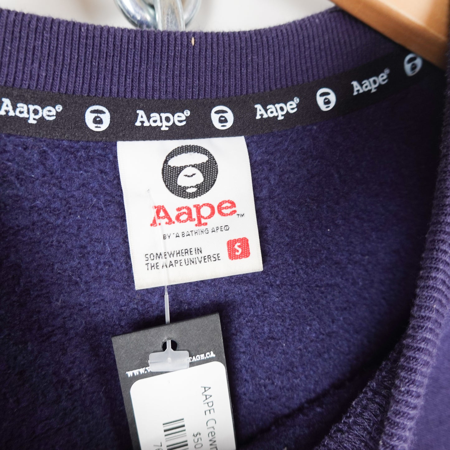 Bape AAPE Crewneck - Size S