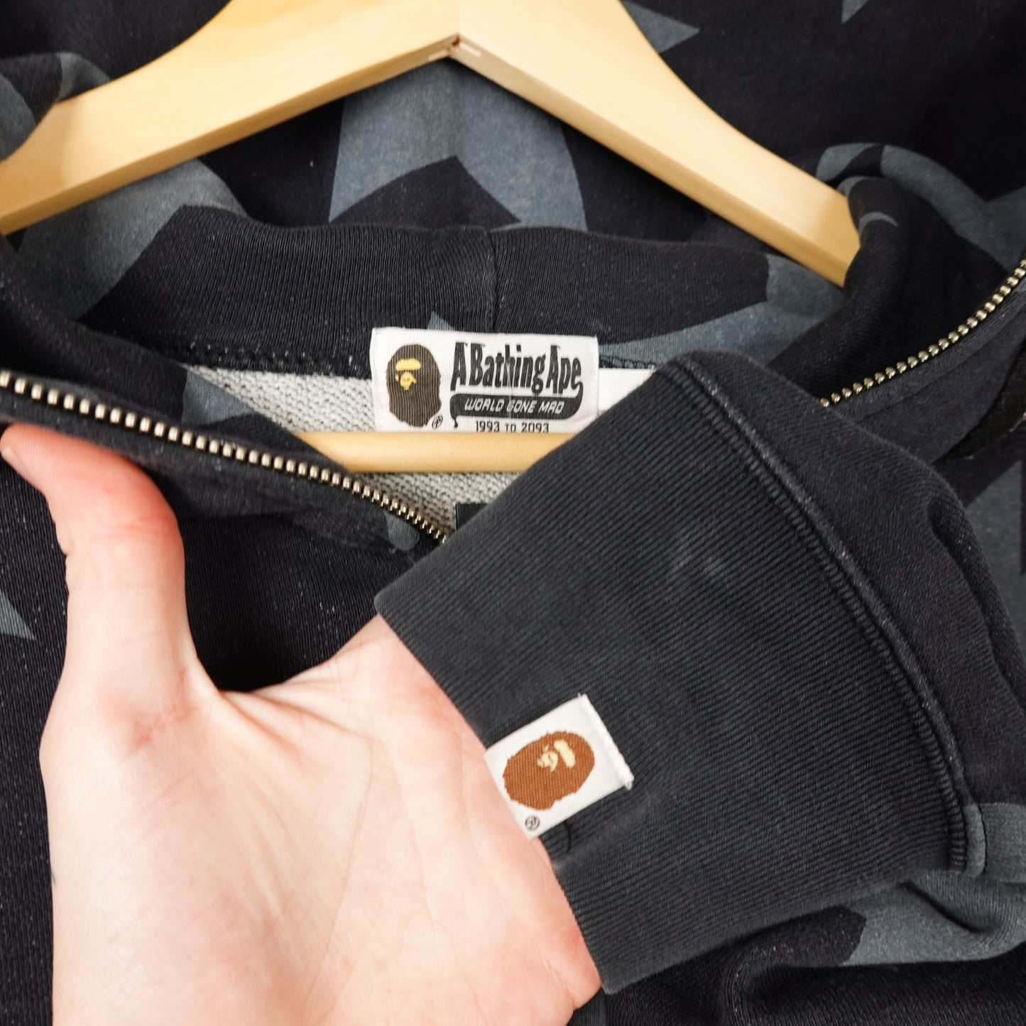 Bape Bapesta Shark Hoodie - Size L