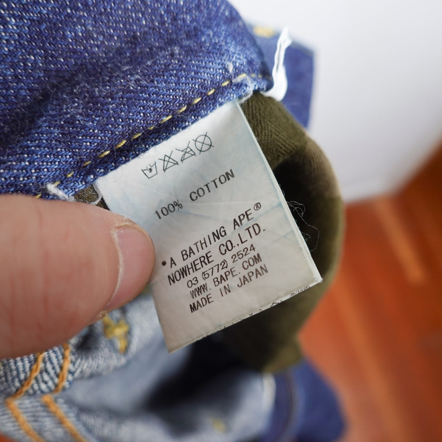 Bape Twinsta Embroidery Denim - Size L