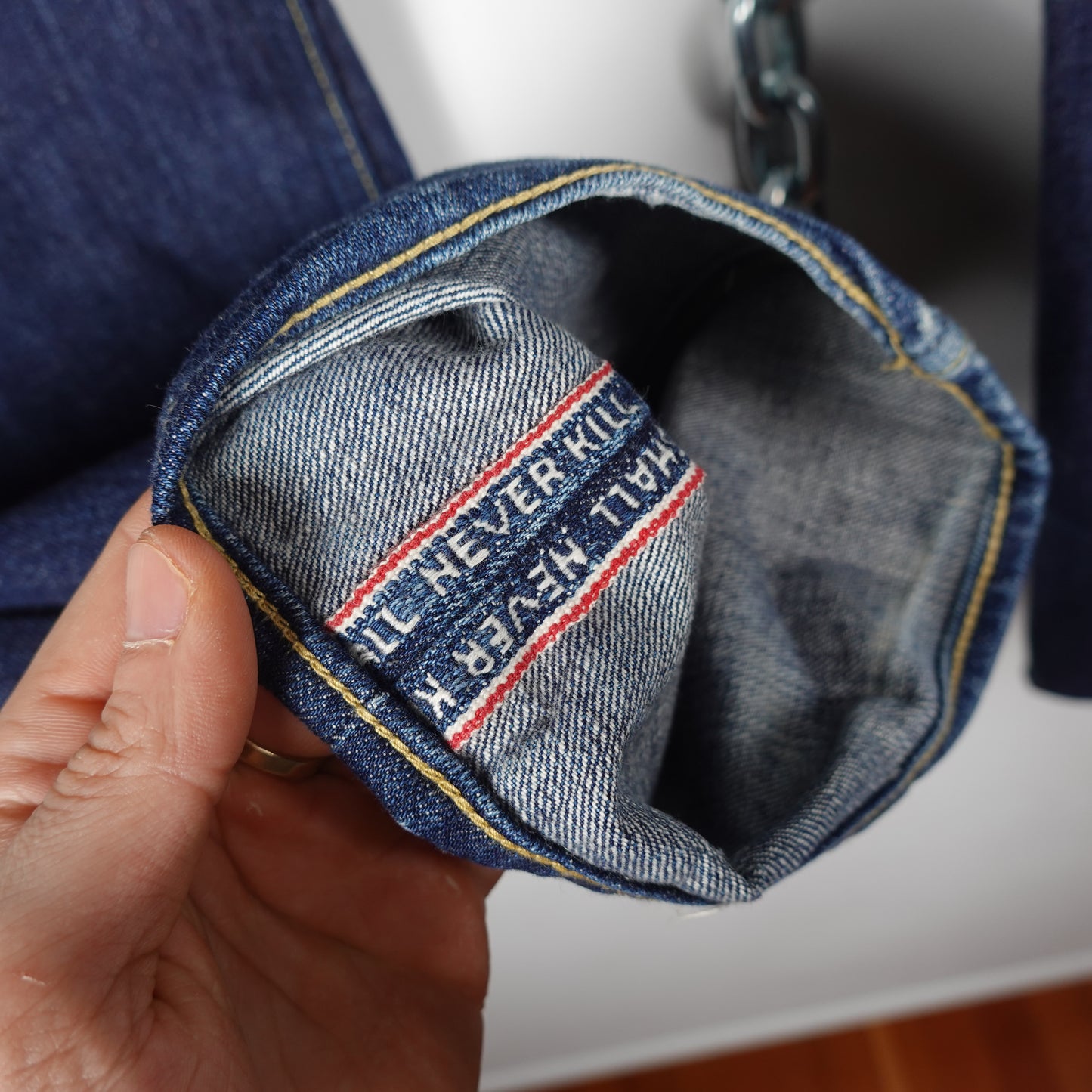 Bape Twinsta Embroidery Denim - Size L