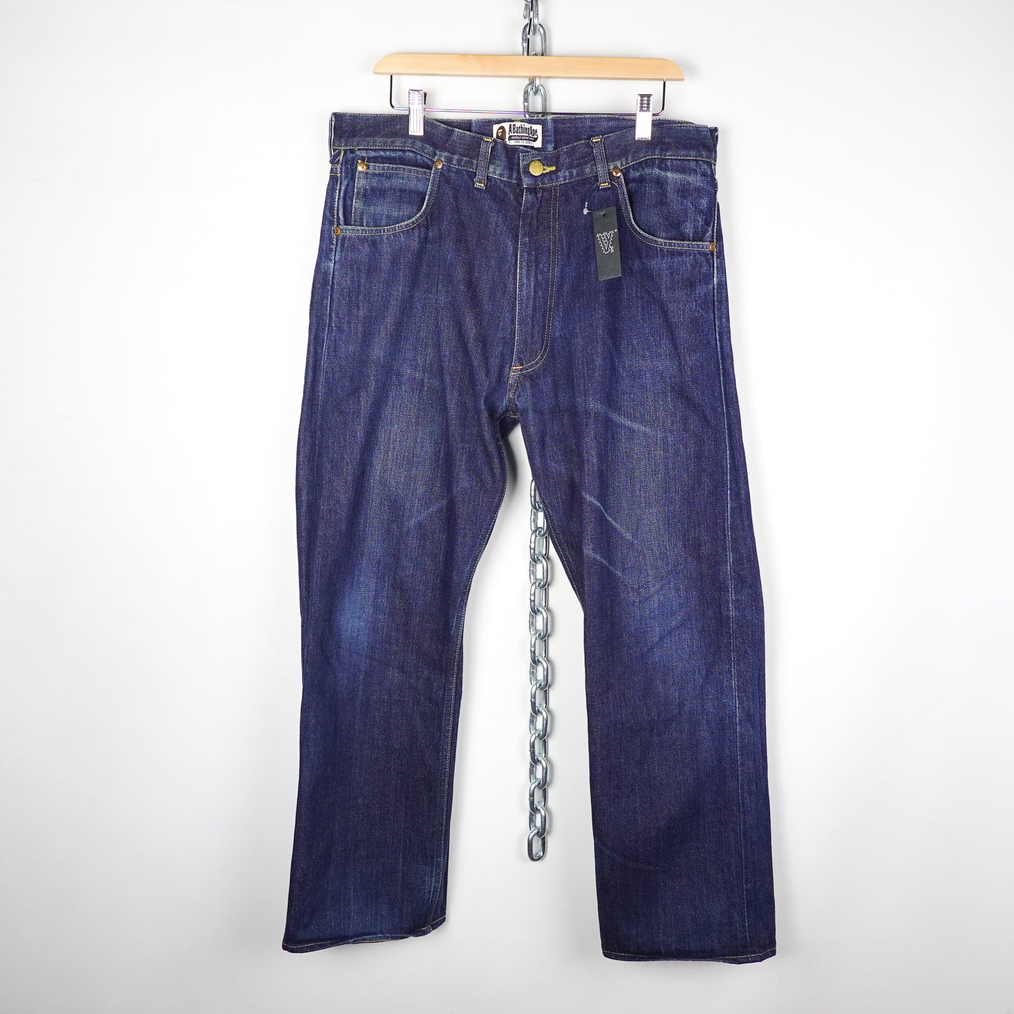 Bape Twinsta Embroidery Denim - Size L