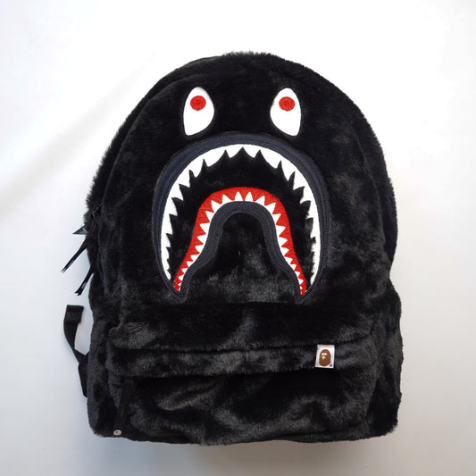 Bape Shark Faux-Fur Backpack