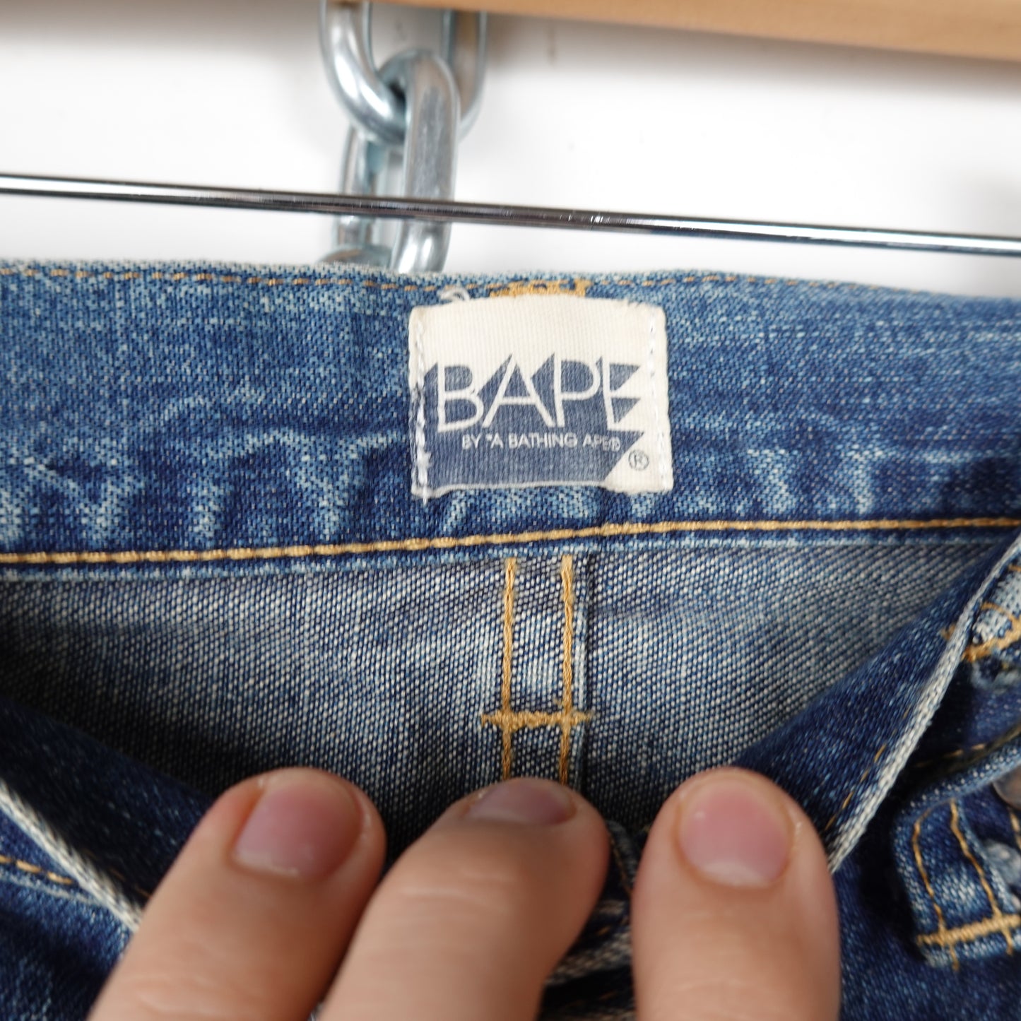 OG Bape Bapesta Jeans - Size 38