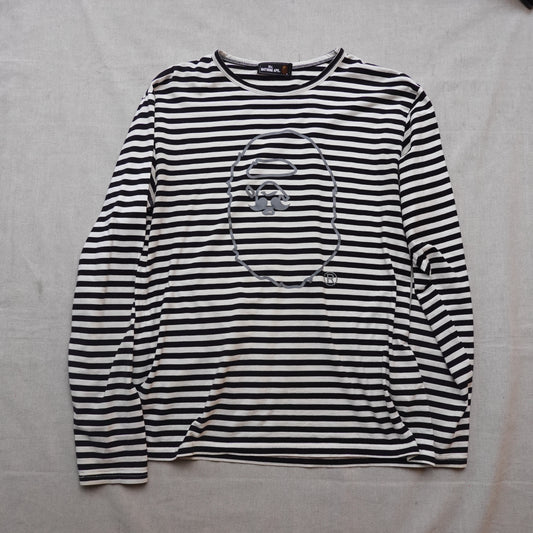 Bape Striped Long Sleeve - Size L
